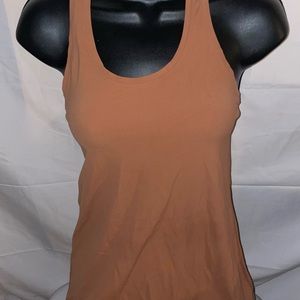 Burnt orange lululemon cool racer back top